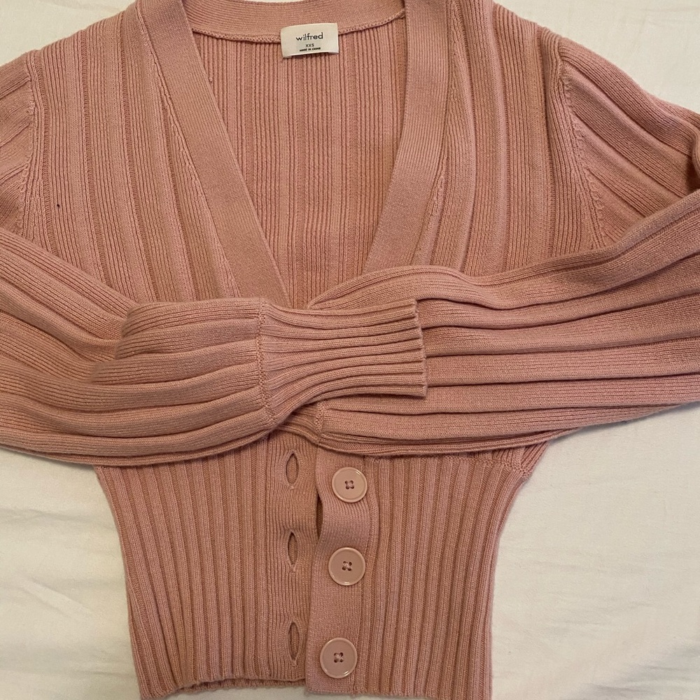 Aritiza plunge neck cardigan